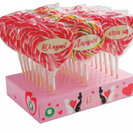 Льодяники Roks "Lollynames" (24)