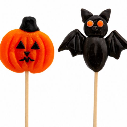 Льодяники Roks "Halloween" на паличці (388)
