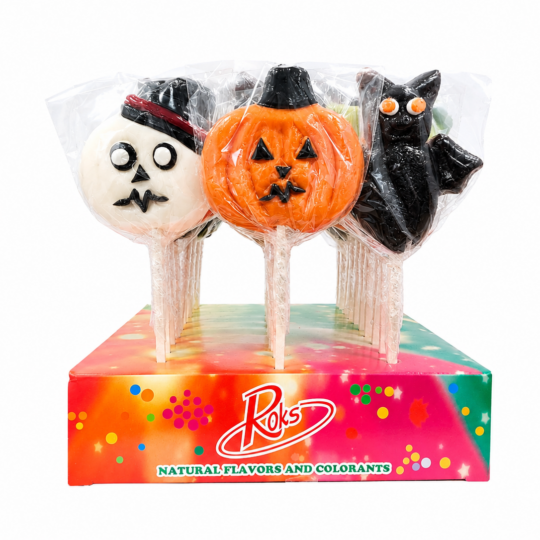 Льодяники Roks "Halloween" на паличці (388)
